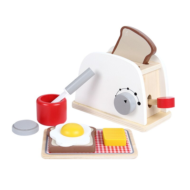 Wooden Food Play Set for Kids